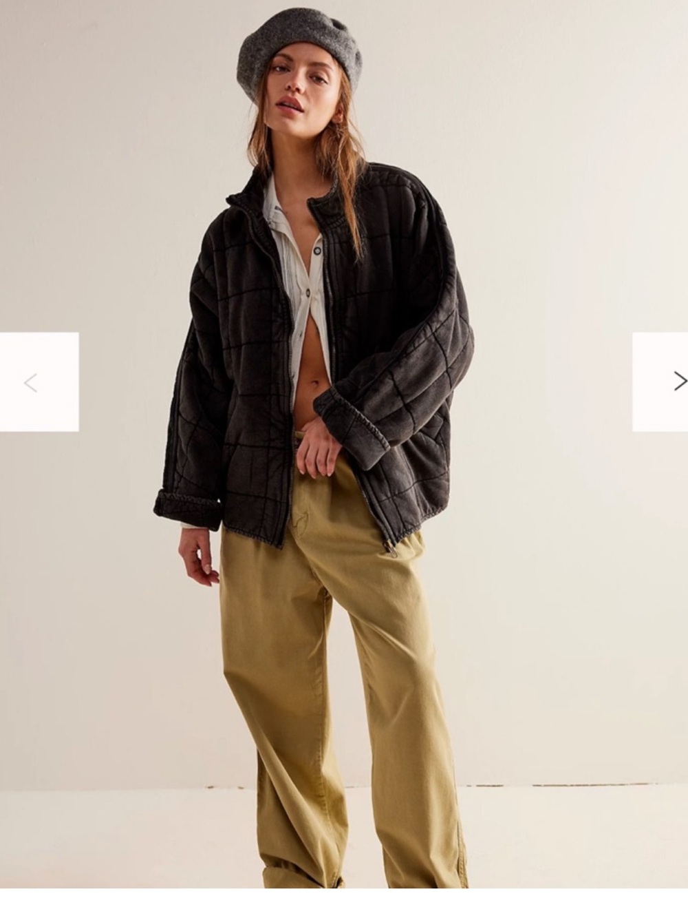 Free People Dolman Quilted Jacket
